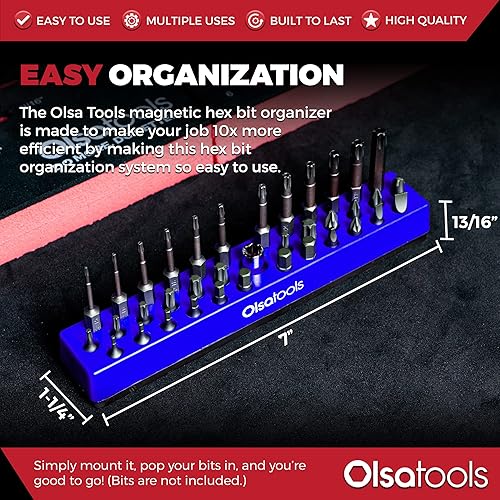 Miniatura 5 de Organizador Hex Bit, Azul