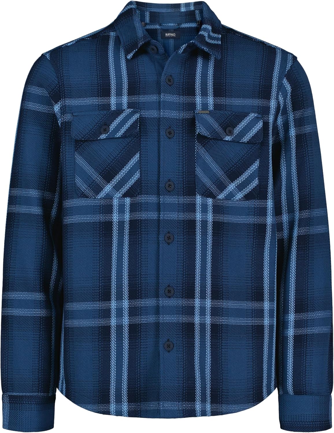 Buffalo David Bitton Men's Shirt Style Shacket Jacket, Whale Plaid, Large - Image 5