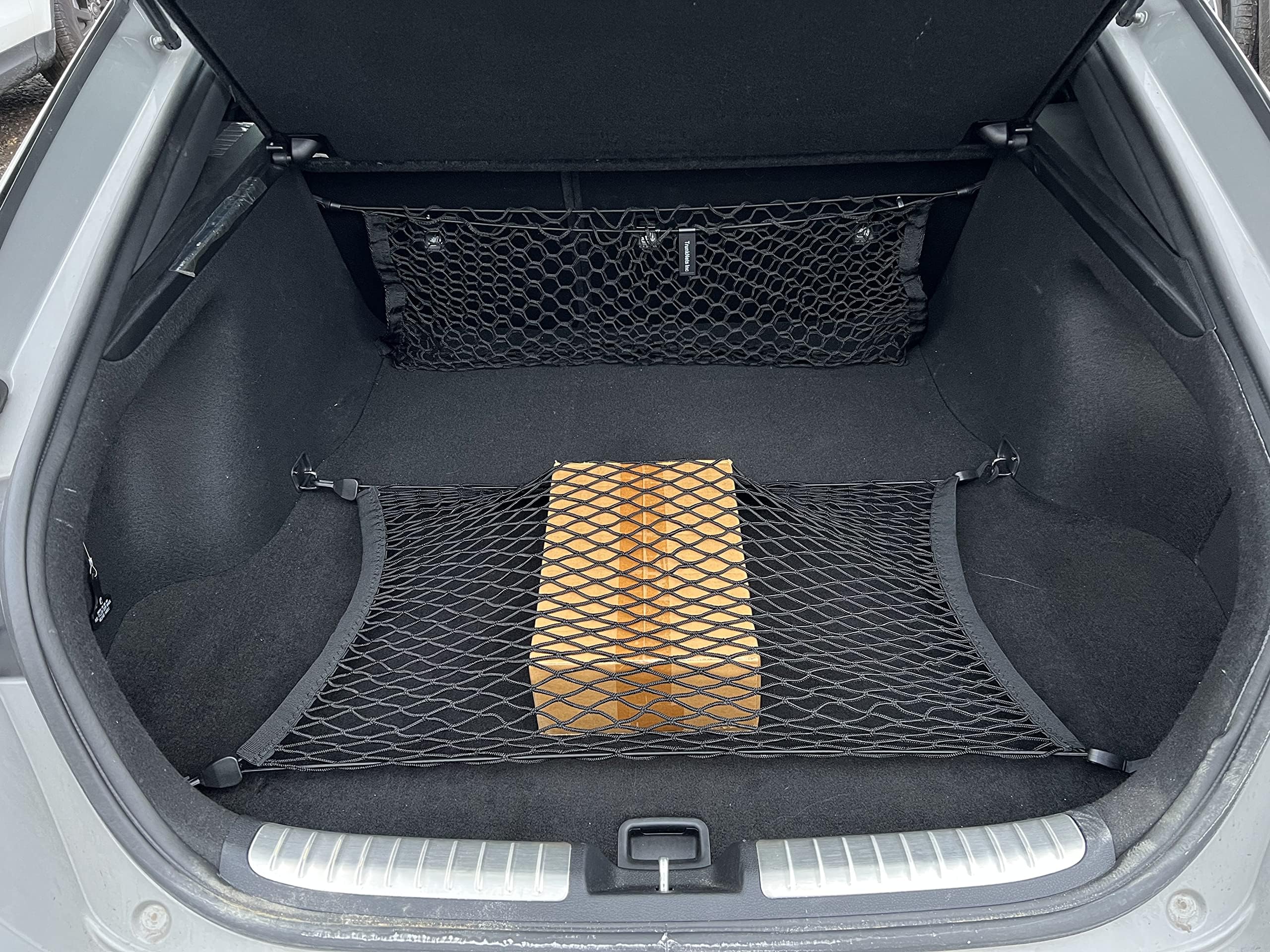 Envelope Style Automotive Elastic Trunk Mesh Cargo Net for