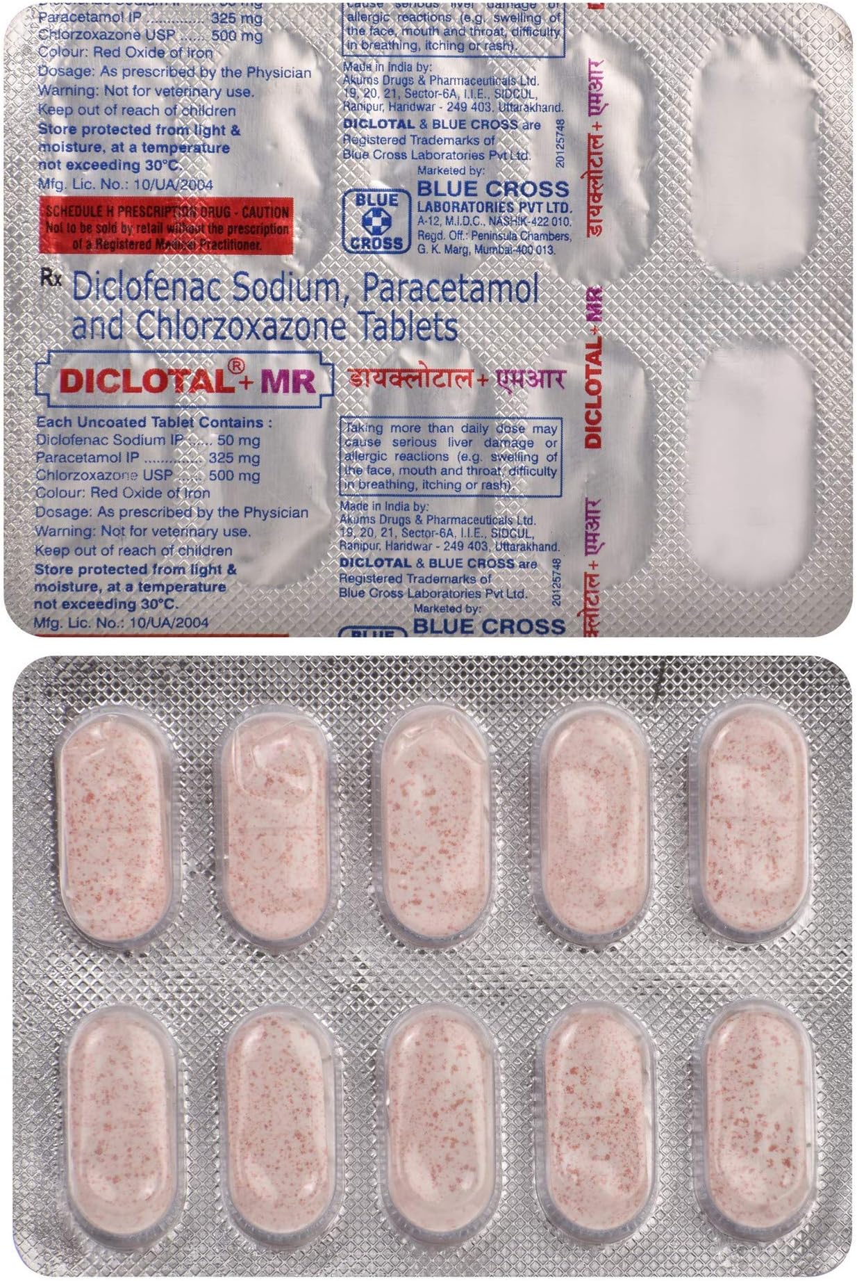 Diclotal + MR - Strip of 10 Tablets