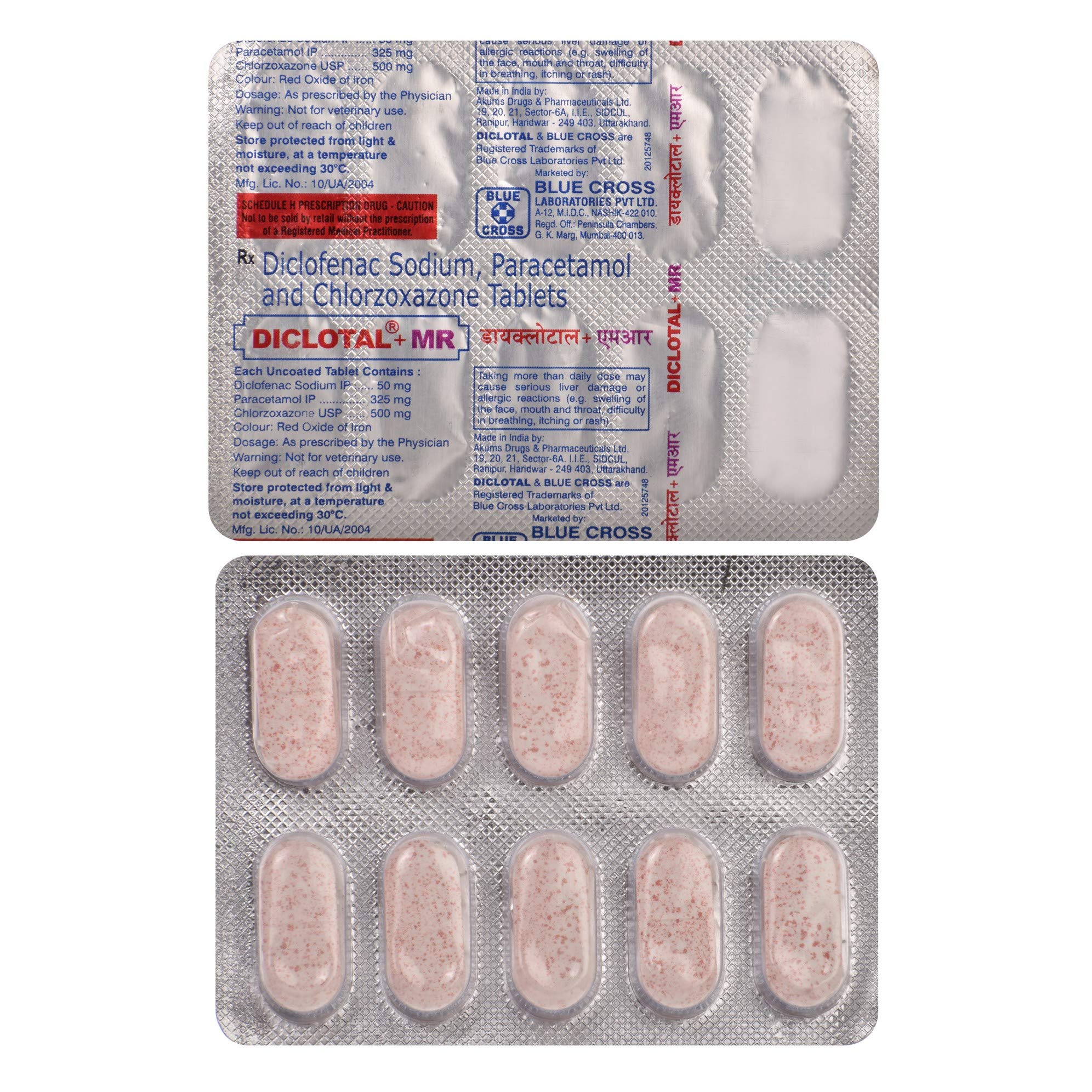 Diclotal + MR - Strip of 10 Tablets