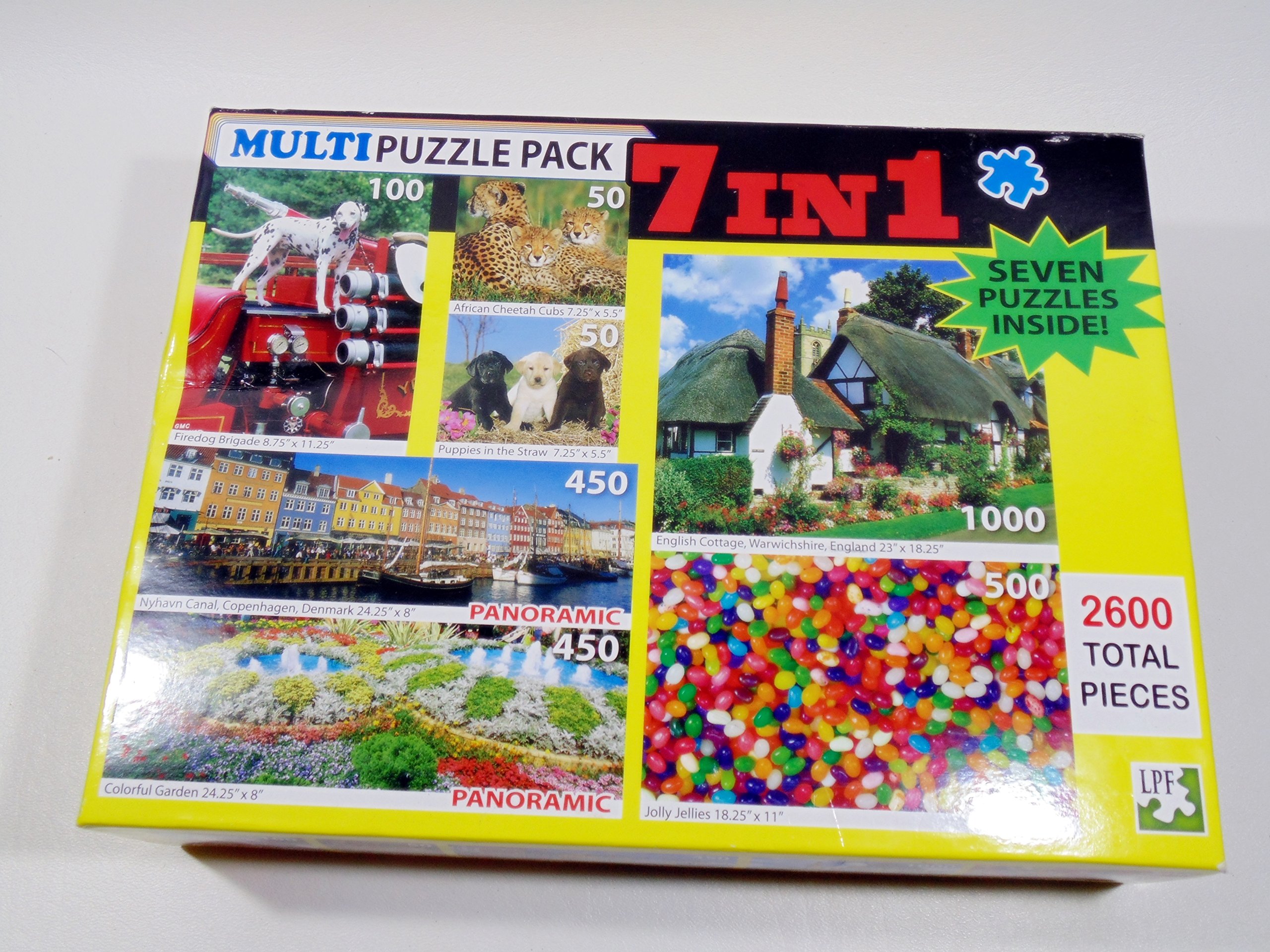 Amazon.com: Multipuzzle Pack 7 in 1 -Seven Puzzles : Toys & Games
