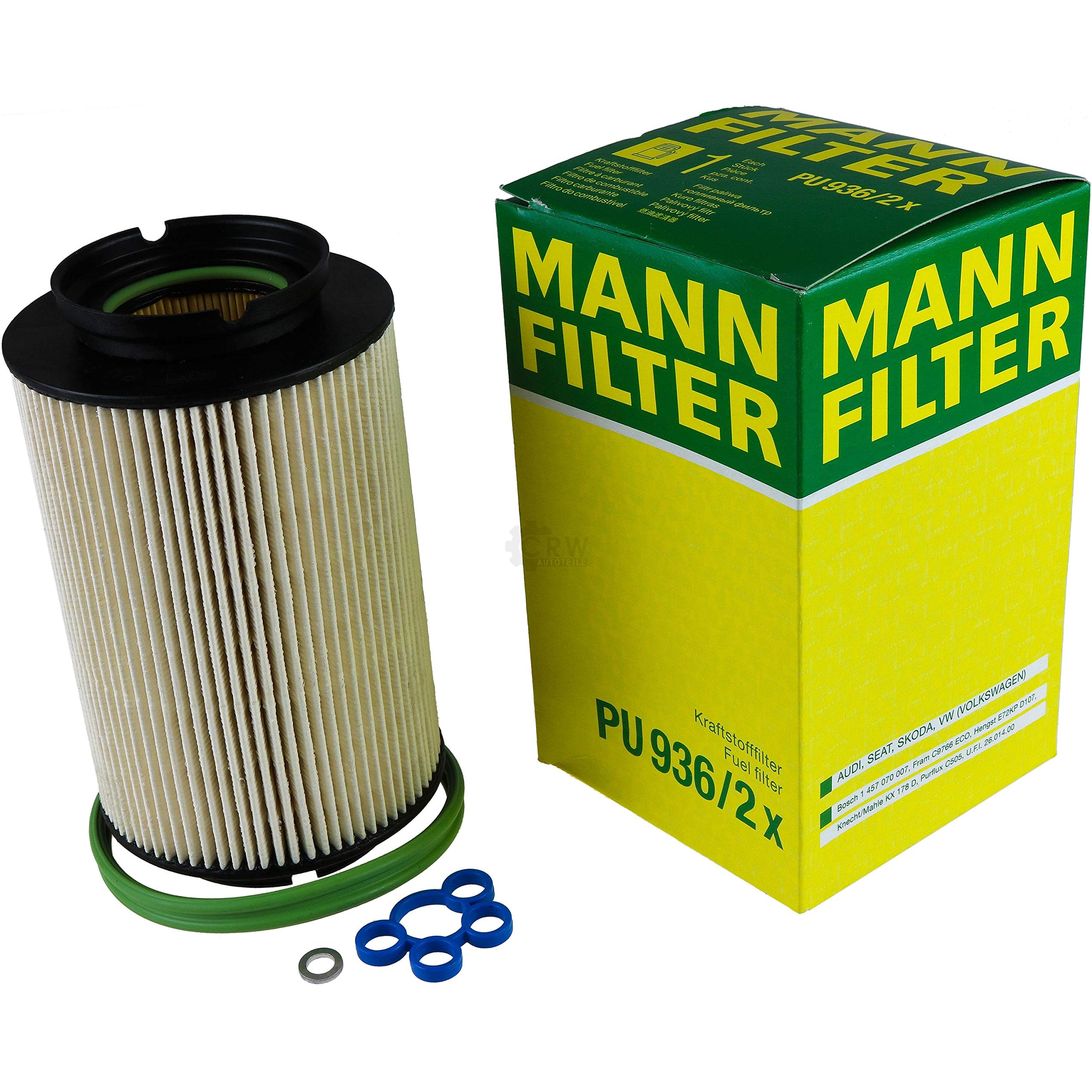 Kit d'inspection 5 l d'huile moteur Longtime High Tech 5W-30 MANN-FILTER Filtre d'habitacle Filtre à carburant Filtre à air Filtre à huile