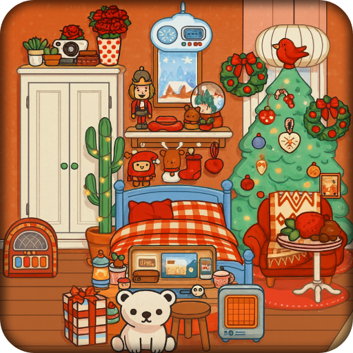 Christmas House for Toca Boca