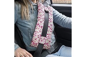 Mastectomy Seat Belt Cover - Post Heart Surgery Seatbelt Pillow for Chemo Patients
