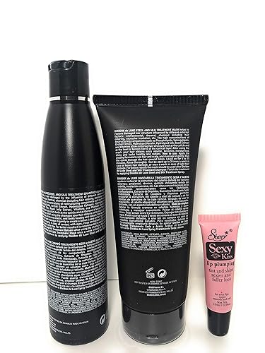 Vista 3 de Divination Simone De Luxe Dixidox De Luxe Tratamiento de Acero y Seda 5.1 Champú y Máscara 5.3 Set "Free Starry Sexy Lip Pumpling 10 Ml