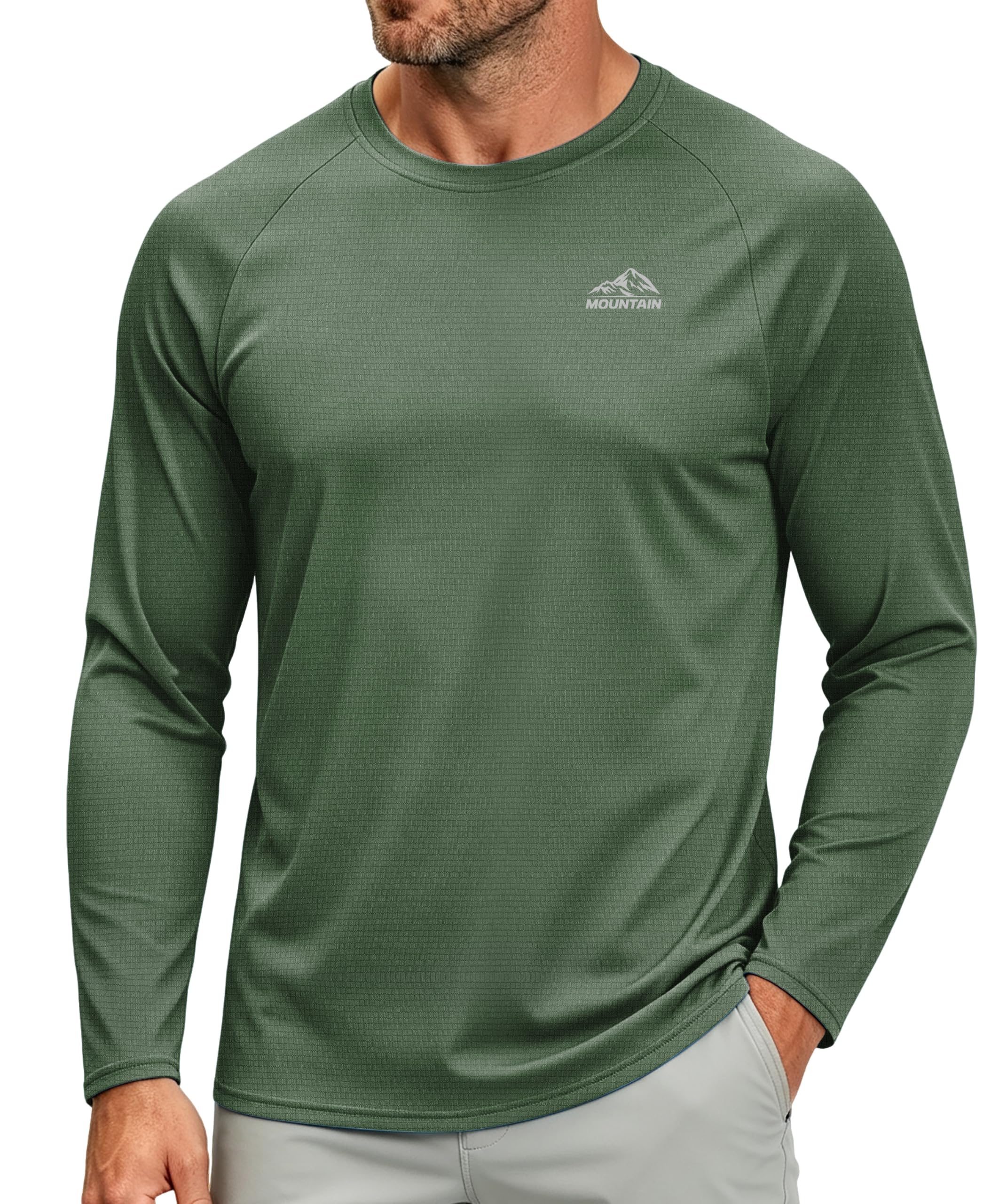 Men's Long Sleeve Quick Dry Athletic Shirts