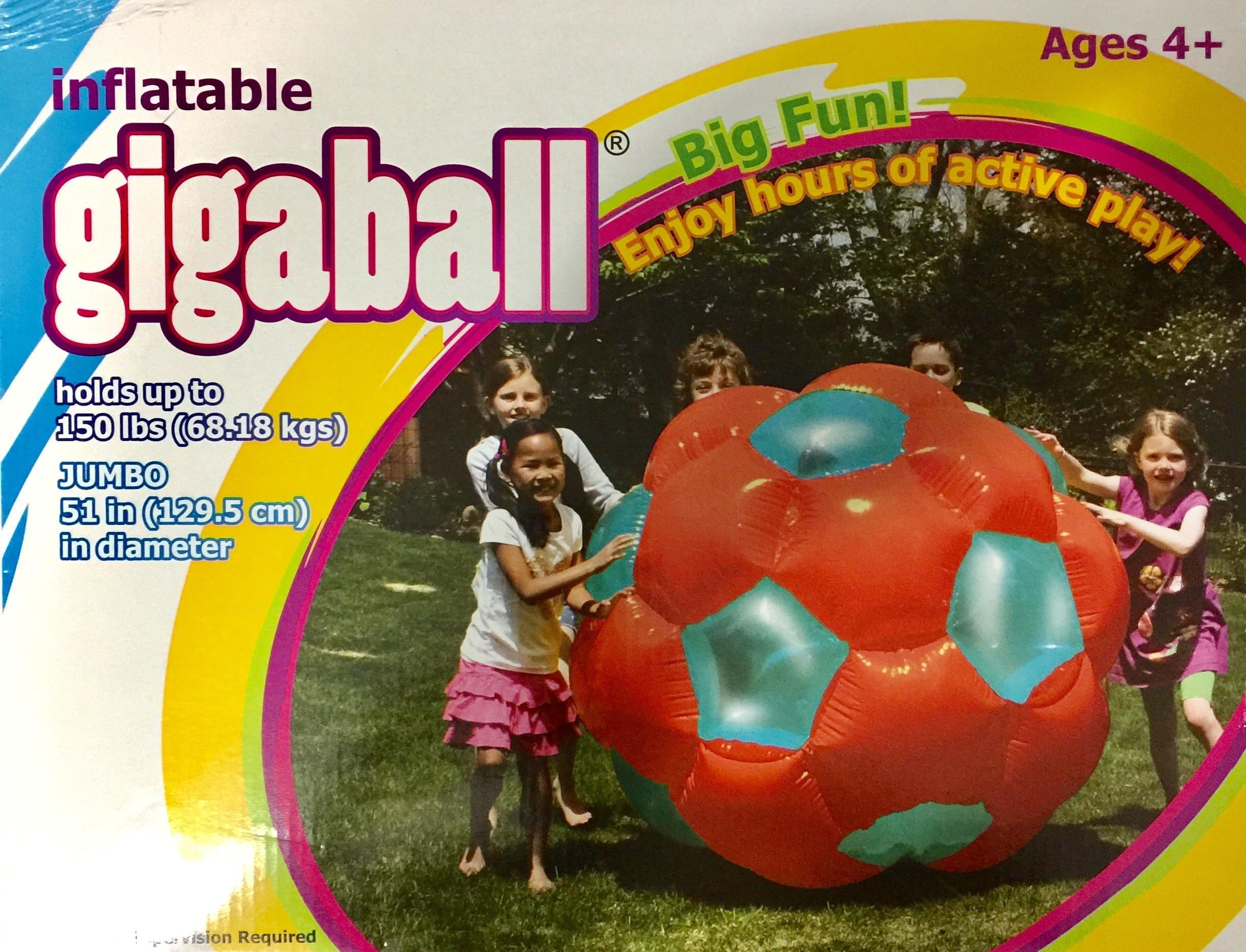 Giant 51" Inflatable Outdoor Play Ball