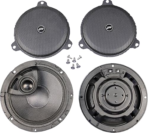 J&M Rokker - Kit de altavoces Xrp Series 6.58 compatible con Flh Fairing 14-21 HCRK-6582TW-XRP