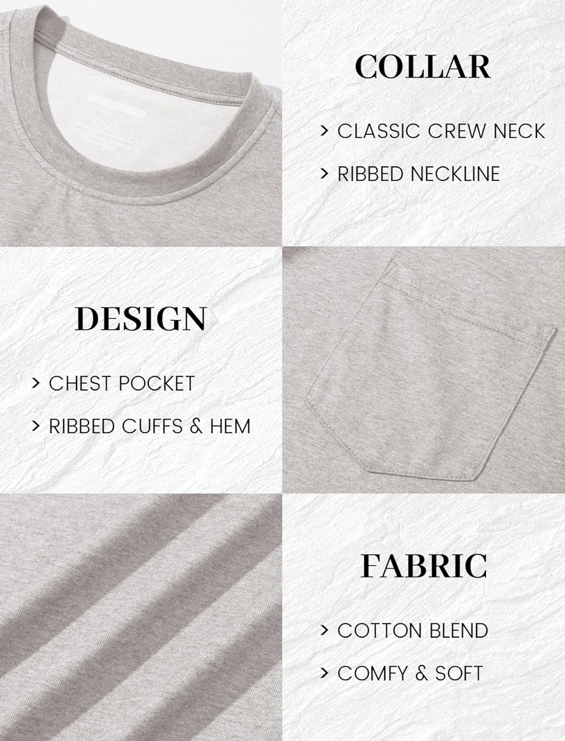 MAGCOMSEN Mens Pocket T Shirts Short Sleeve Cotton Moisture Wicking Plain Tshirts Casual Lightweight Summer Basic Tees - Image 6