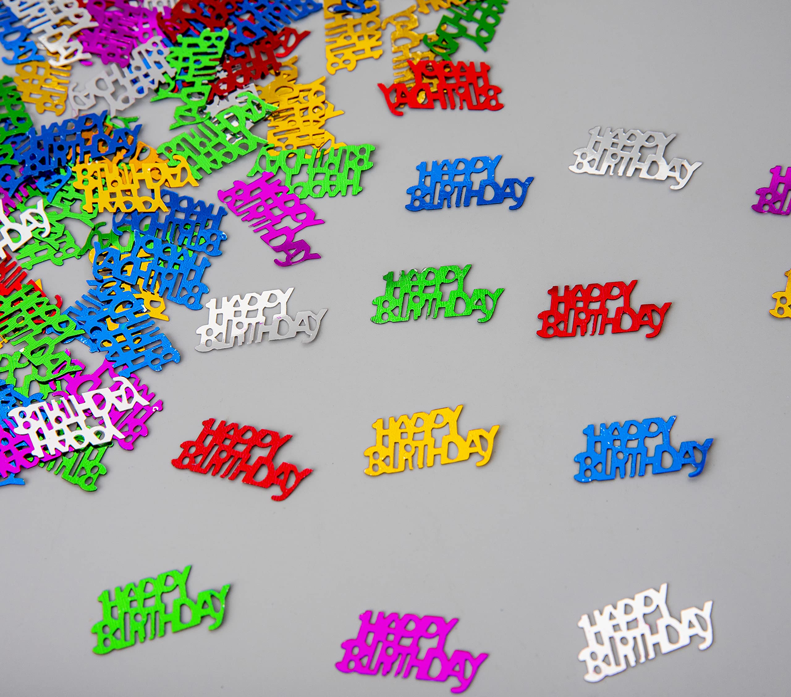 SHATCHI 14 Gram Multicolour Happy Birthday Confetti Table Scatter Glitz Sprinkles Stardust Bday Party Decorations For Kids Adults,SHATCHI - 181