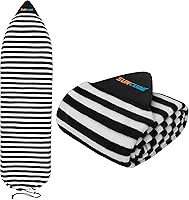 Vista 1 de SUN CUBE Funda para calcetín para tabla de surf, bolsa protectora para tabla de surf, ligera, elástica, para longboard, híbrido, tabla corta