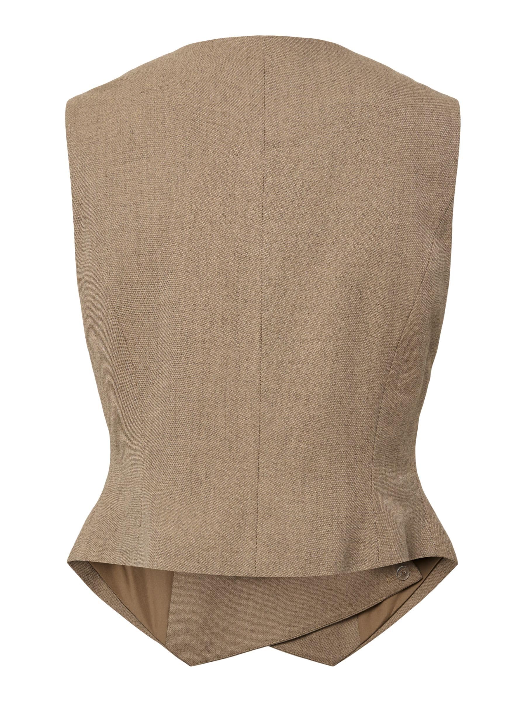 Pcbubbles Asymmetric Vest Chaqueta asimétrica Mujer Pack de 1