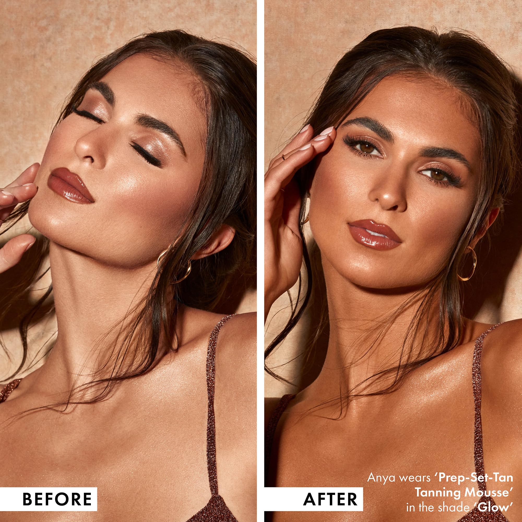 ICONIC LONDON Prep Set Tan Mousse | Long Lasting, Sun Kissed Skin, Bronze Glow, Cruelty-Free, Vegan Makeup