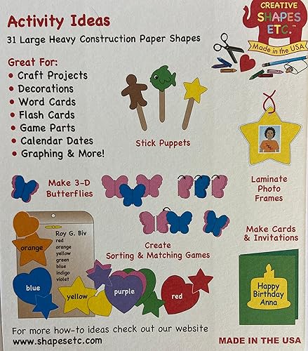 Miniatura 4 de Juego grande de recortes creativos de 5.5 pulgadas, con casa escolar, autobús escolar, estrella y tri manzana, 31 recortes por diseño en un paquete