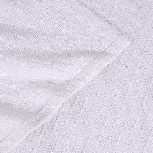 Miniatura 8 de SUPERIOR Diamond Weave - Manta de algodón para todas las estaciones, funda para el hogar, sofá, cama, manta suave y cálida, estética bohemia,
