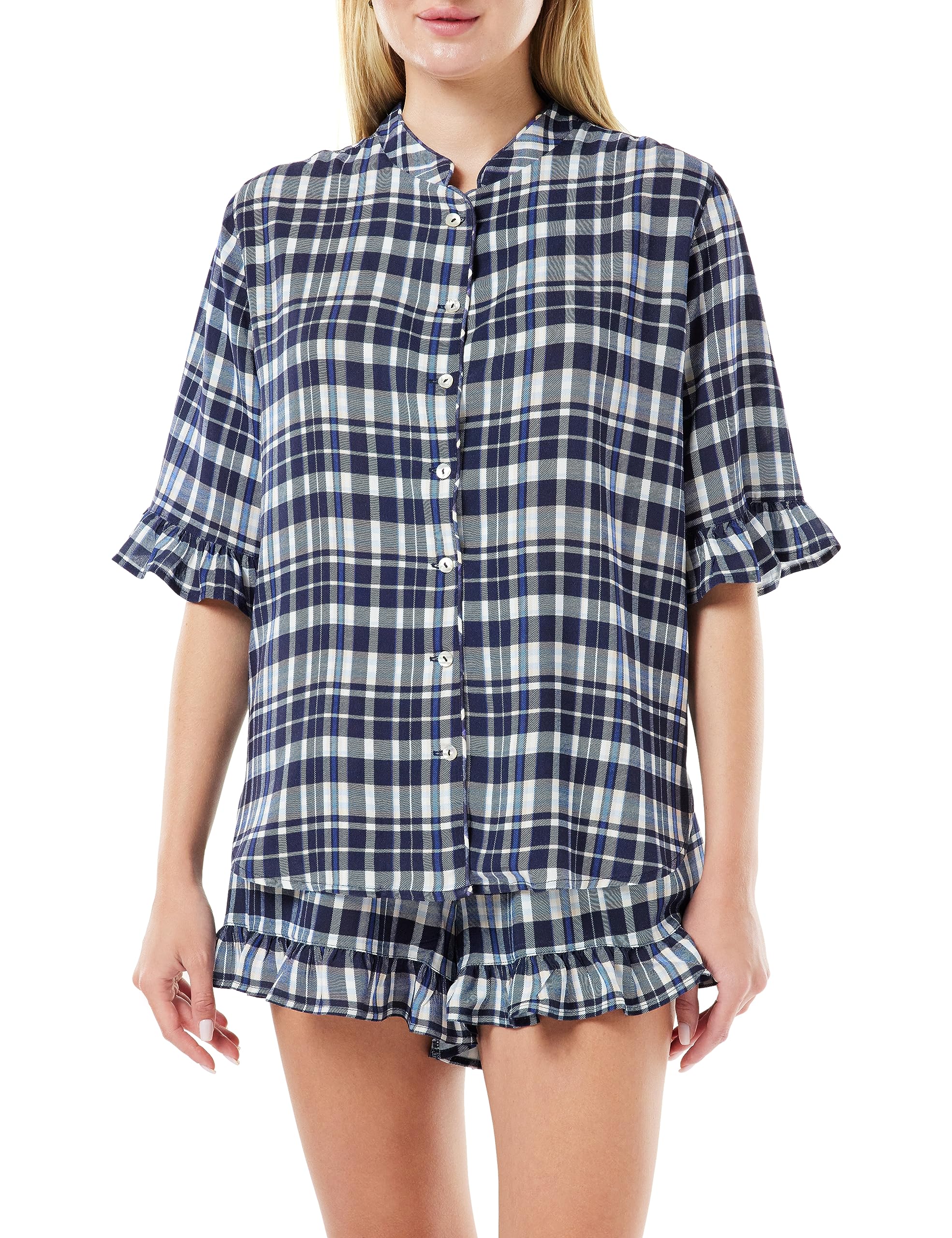 2022PYJAMA0020 Boyfriend Viskon Pijama Takımı