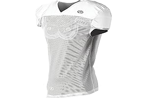 Rawlings Boys' Mechanical White Practice Football Jersey