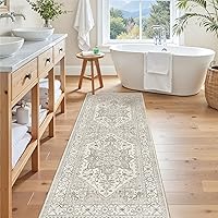 Vista 286 de Madane Alfombra Pasillera Lavable - Alfombras Pasilleras 2x6 para Pasillos de 6 Pies Antideslizante Vintage Alfombra Pasillera de Cocina