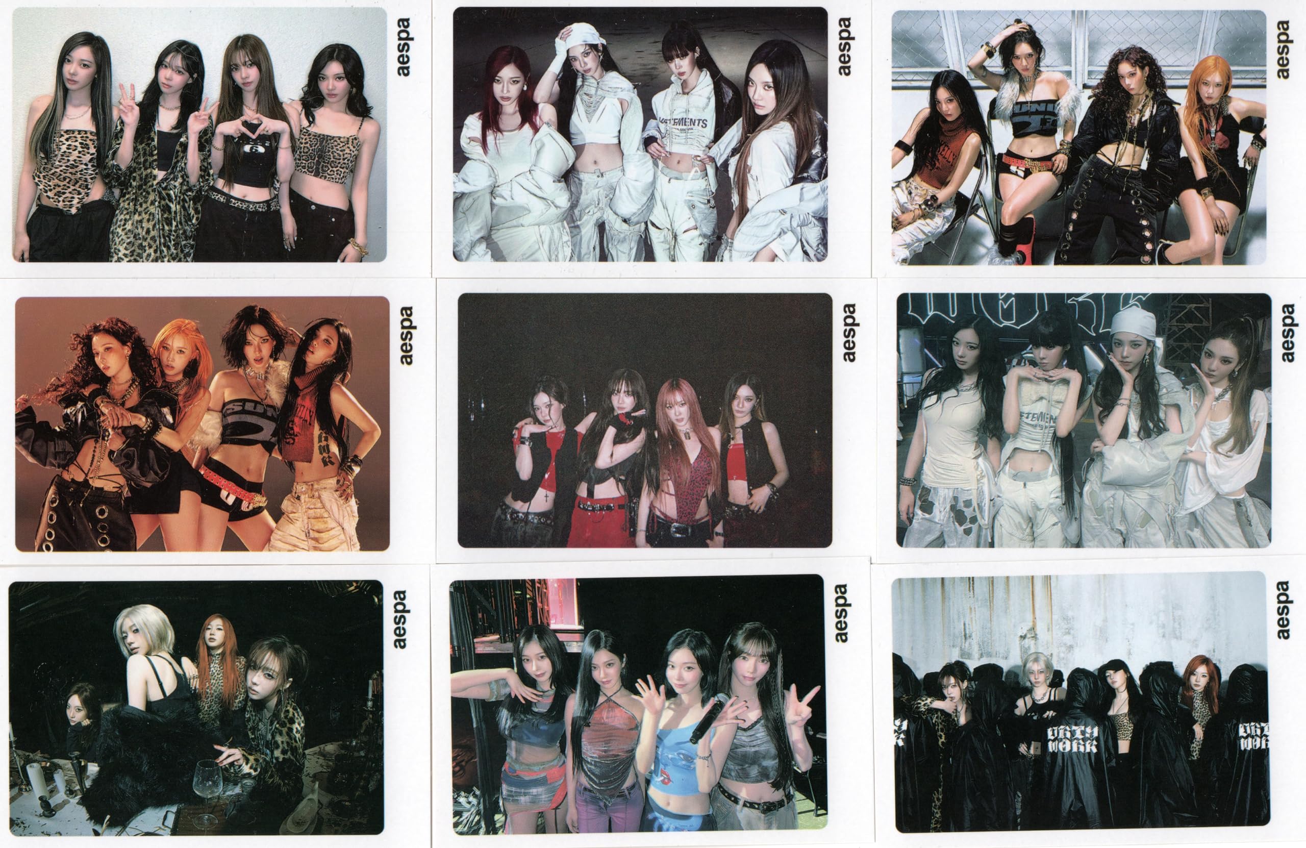aespa Girls SMstoreポップアップ フィルム トレカ 4枚セット aespa Girls SMstoreポップアップ フィルム トレカ 4枚セット