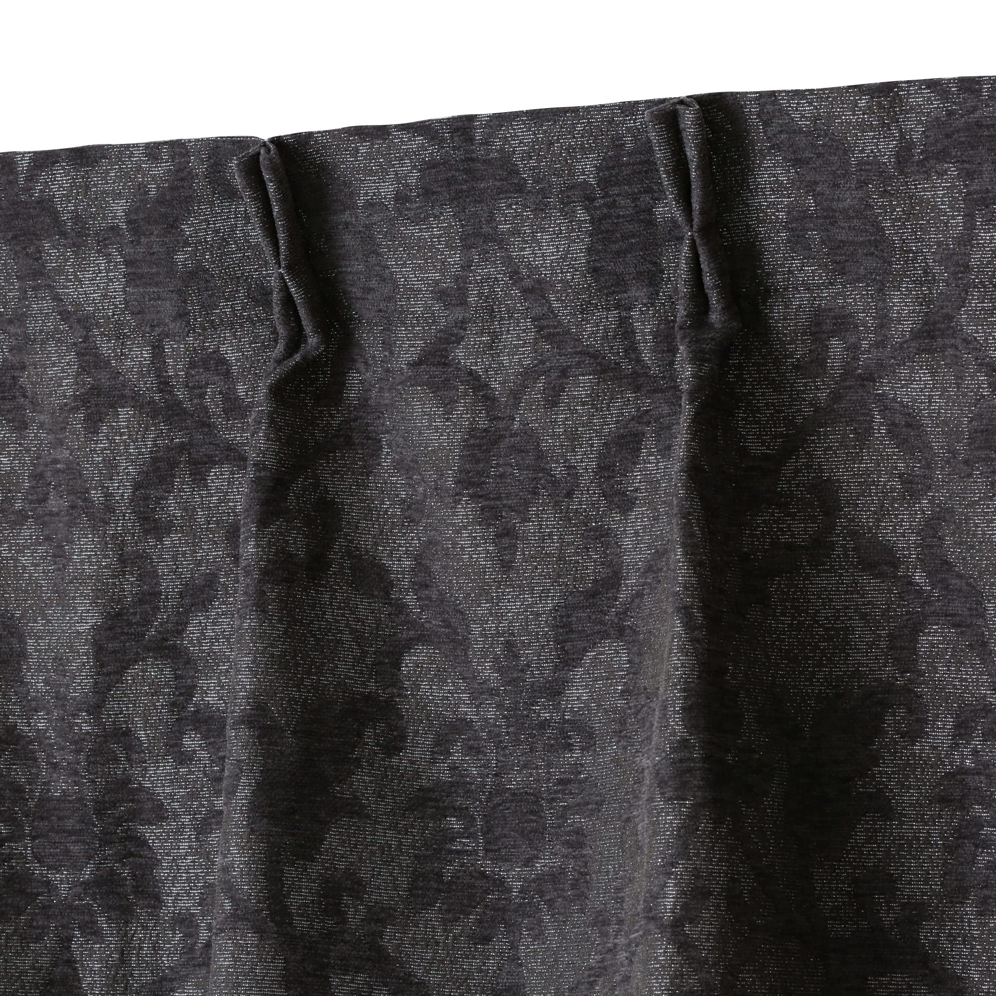 Francfranc モジュード ドレープカーテン グレー2個