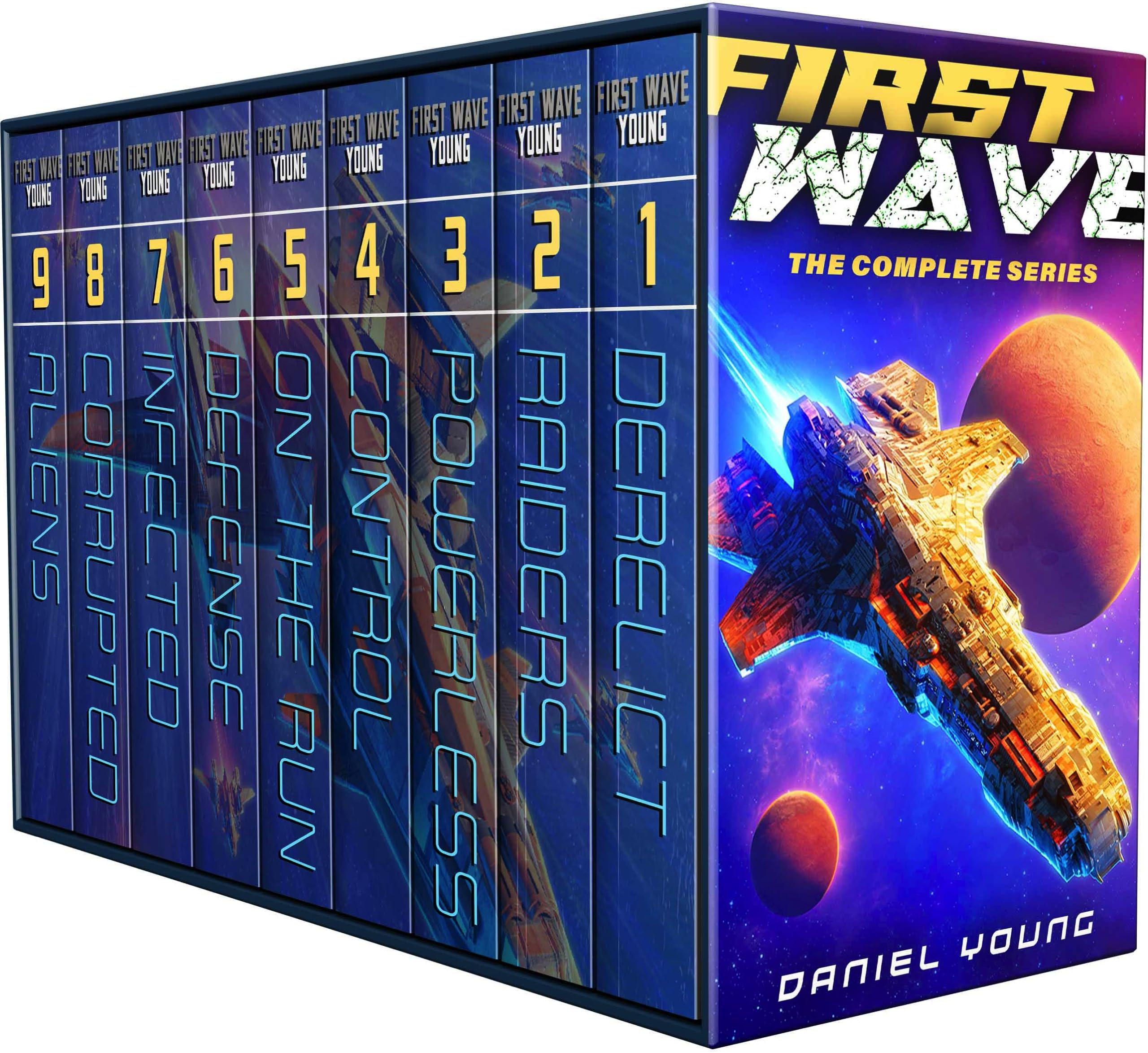 First Wave: The Complete Series (Books 1-9): Complete Series Box Sets (Starships & More)