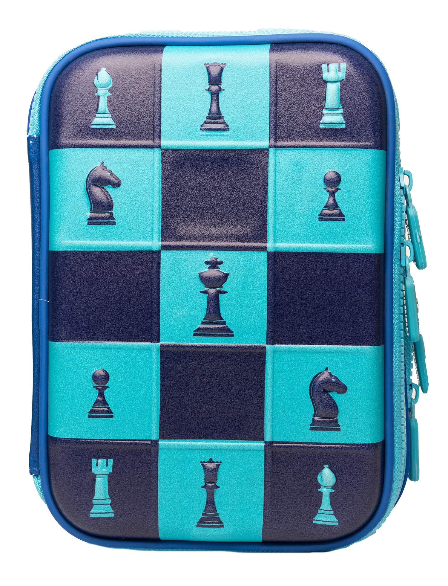 Ofsign Sports Dual Layer Pencil Case for Boys – Multi-Functional Pencil Box for Girls with Mesh Pocket, Stationery Items Organizer, Large Capacity Pencil Pouch for Return Gifts (Turquoise Blue) (B092DYTYK8) Amazon Price History, Amazon Price Tracker