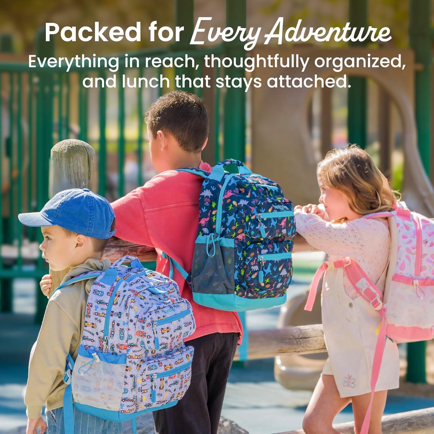  Kids Print Durable & Water-Resistant Backpack thumbnail