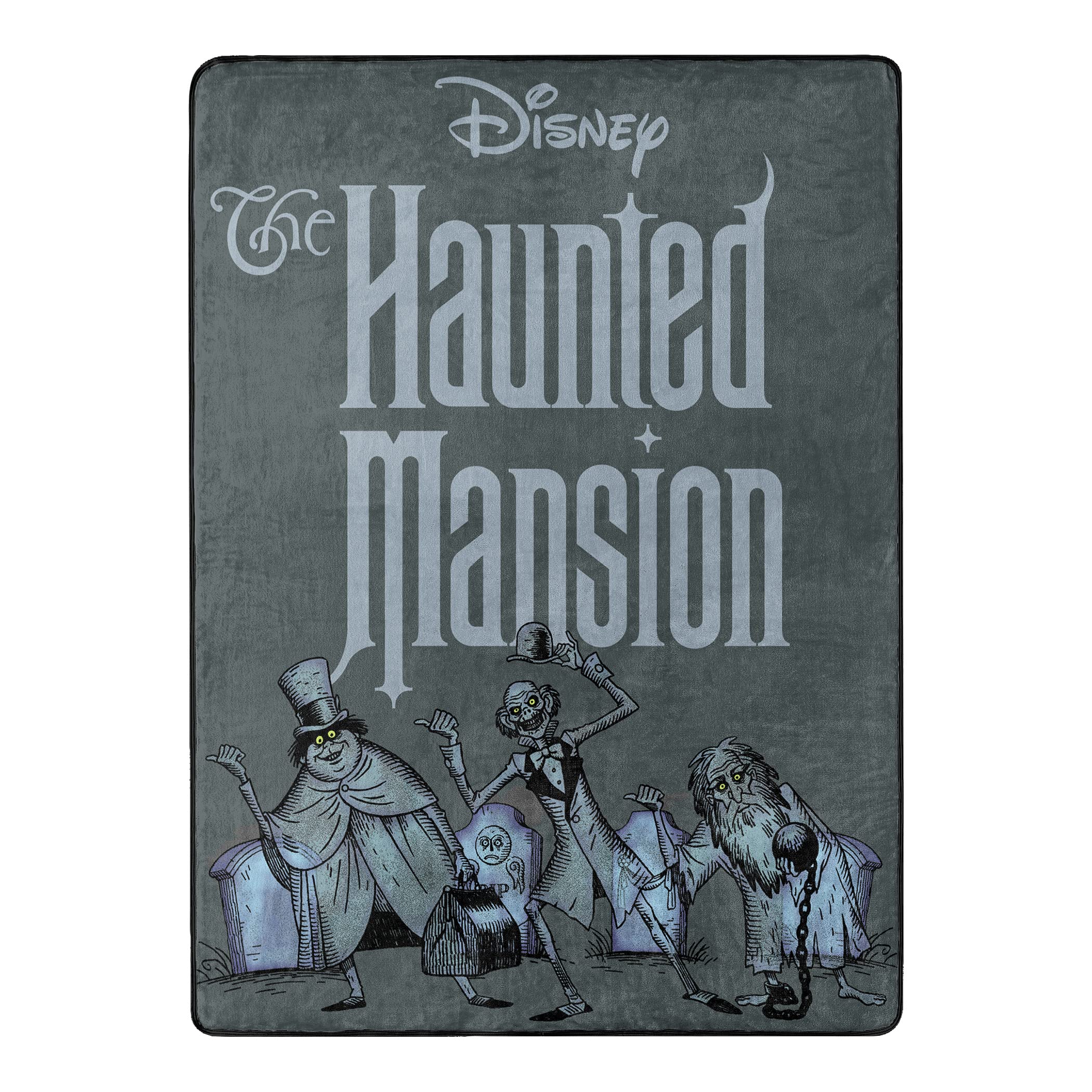 Northwest Catch A Ride Haunted Mansion Silk Touch Throw Blanket, 46" X 60",
