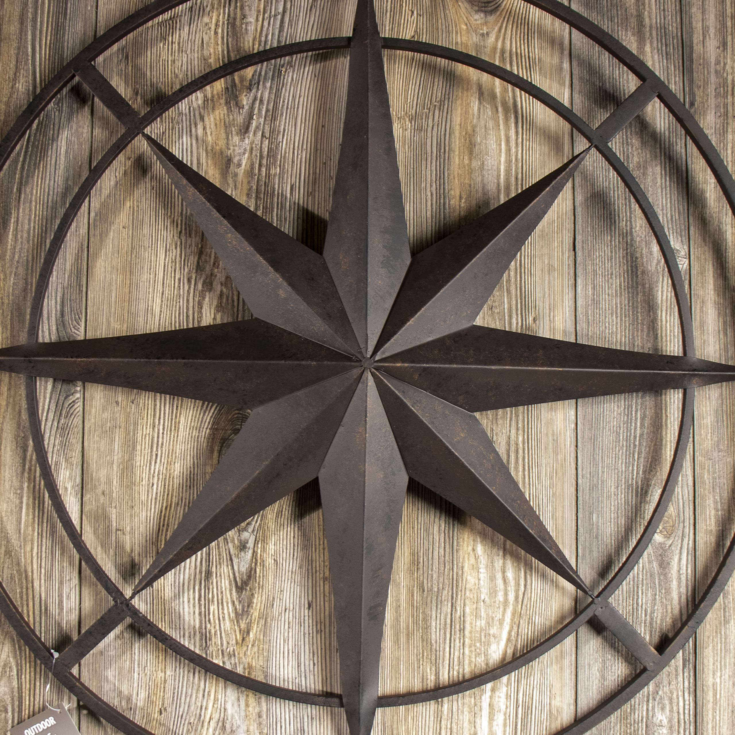 Snapklik.com : Compass Wall Plaque - 30 Inch - Indoor/Outdoor - Black ...