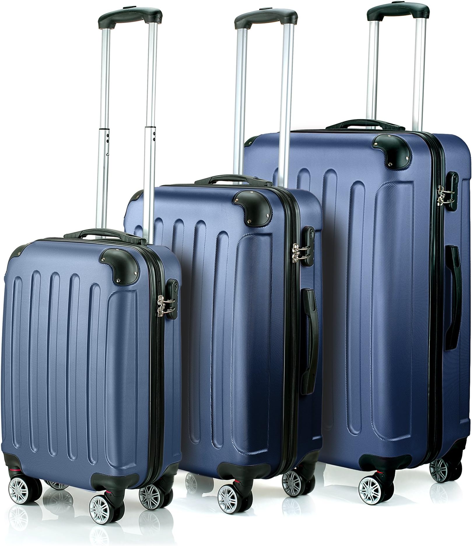 Timmari Hard Lightweight ABS Luggage Set – 29" + 26" + 21"