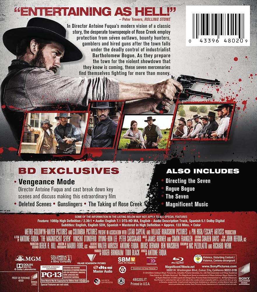 Amazon.co.jp: Magnificent Seven / [Blu-ray] [Import] : Chris