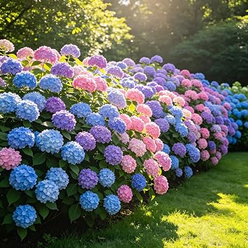 Mixed Color Hydrangea Seed, 60 Hydrangea Flower Tree Seeds, Heirloom Flower Seeds for Garden Home Outdoor