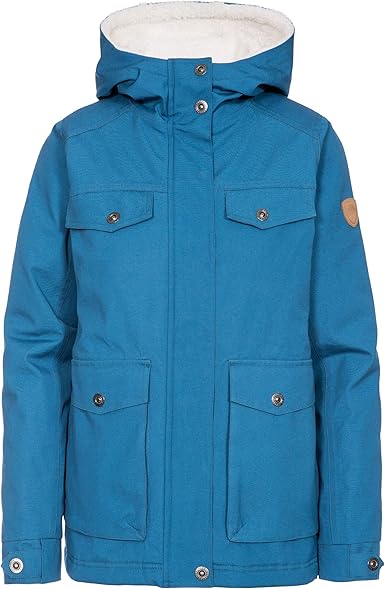 trespass fleece lined waterproof jacket