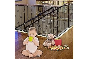 JIFTOK Ewaves Stair Railing Cover for Enhanced Child Safety - 180 inches...