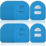 Nuanchu 50 Pieces 5 Adhesive Patches Compatible with Omnipod Waterproof & Sweatproof Pre-Cut Medical Tape Diabetic Sensor Covers Continuous Glucose Monitor Protection(Blue)