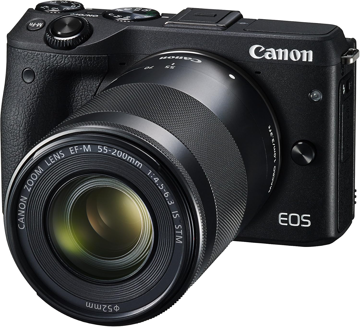 Canon 9694B031 24.2MP EOS M3 Mirrorless Digital Camera (Black)