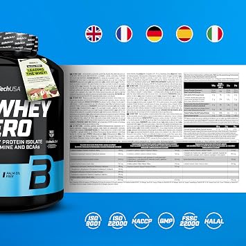 BioTechUSA Iso Whey Zero | Premium Whey Protein Isolate | Grass-Fed | Enzyme-Free | Sugar- and Gluten-Free, 1816 g, Dark Chocolate