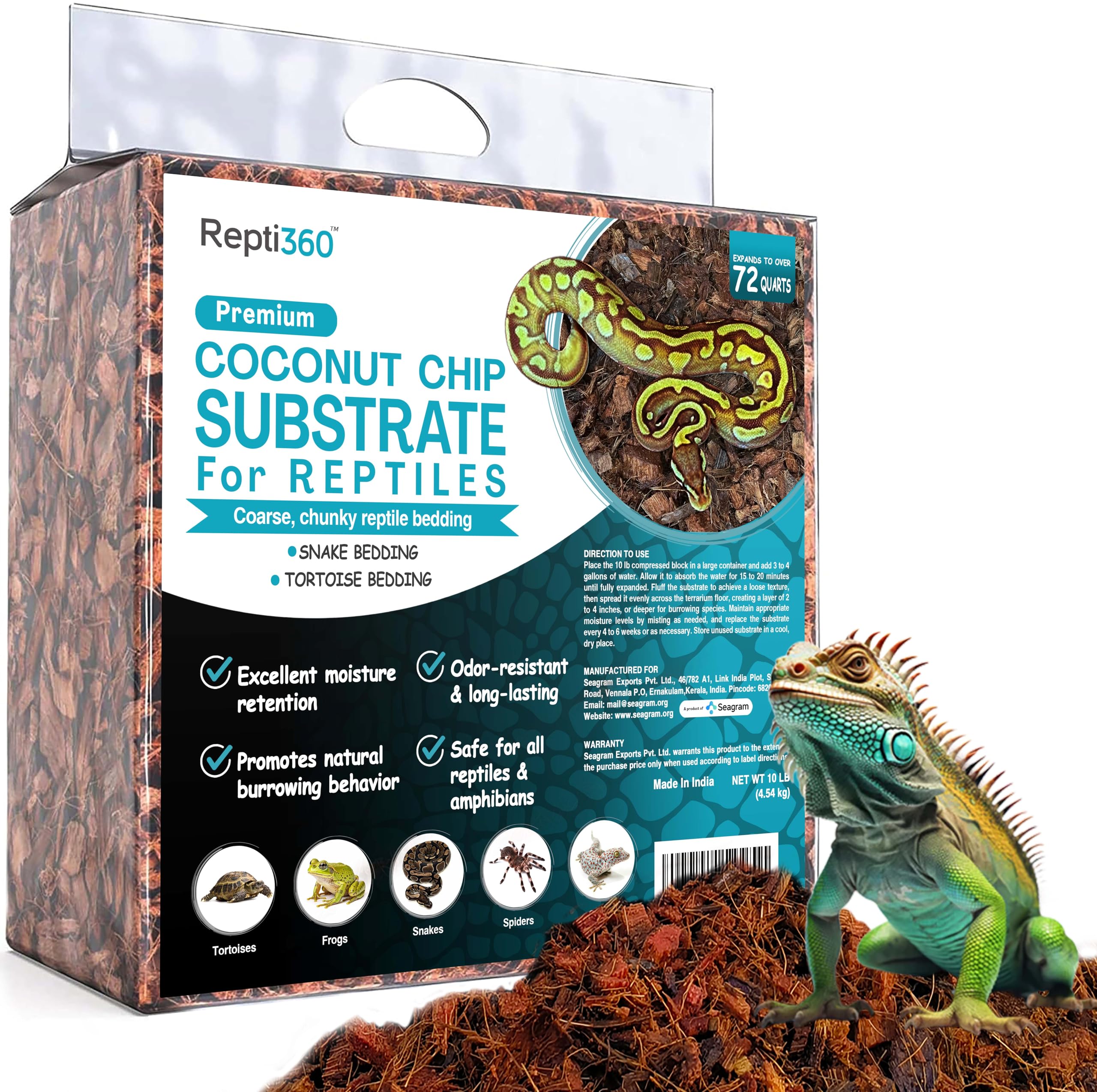 Repti360 Premium Coconut Chip Substrate