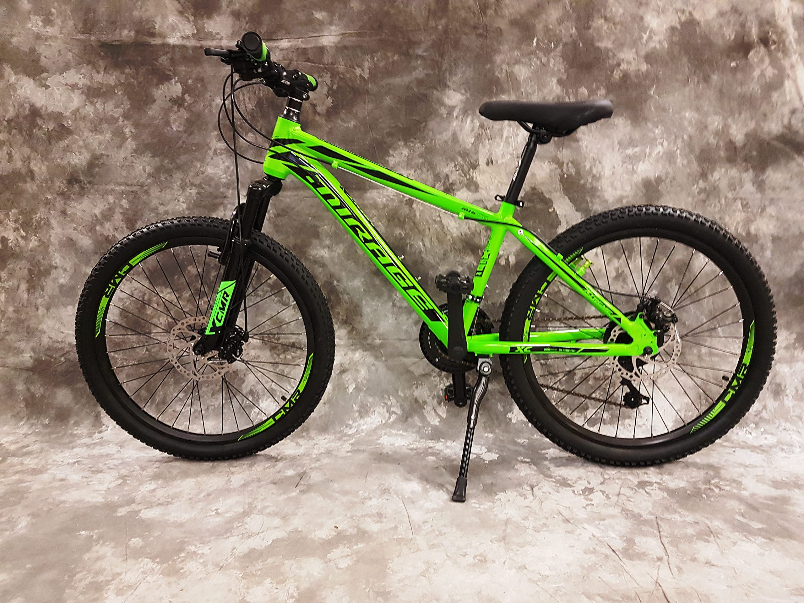 Generisch 26" ALU MTB Mirage 21-Gang SCHALTUNG Scheibenbremse 2667-GRÜN AB 148 cm GRÖSSE