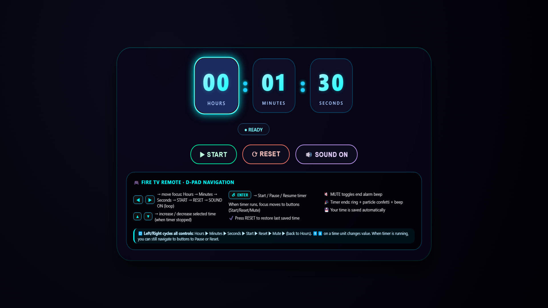 Timer-Ultra Smooth Countdown Timer (No Ads) - App on Amazon Appstore