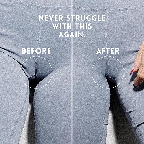 Luxury Camel Toe Concealer - 2 Pack - Hypoallergenic, UltraSoft, Fashion-Grade Adhesive, Medical Grade Silicone, Skin Friendly, Reusable, Sweat & Waterproof, Thin Design, Active & Swimwear