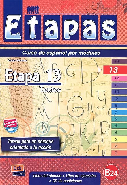 Portada de Etapas 13 Alumno + Ejercicios + Cd