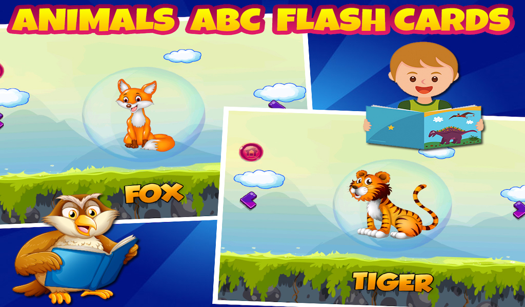 Learn Animals - Animal Alphabets Flashcards For Kids - Aplicativo na ...