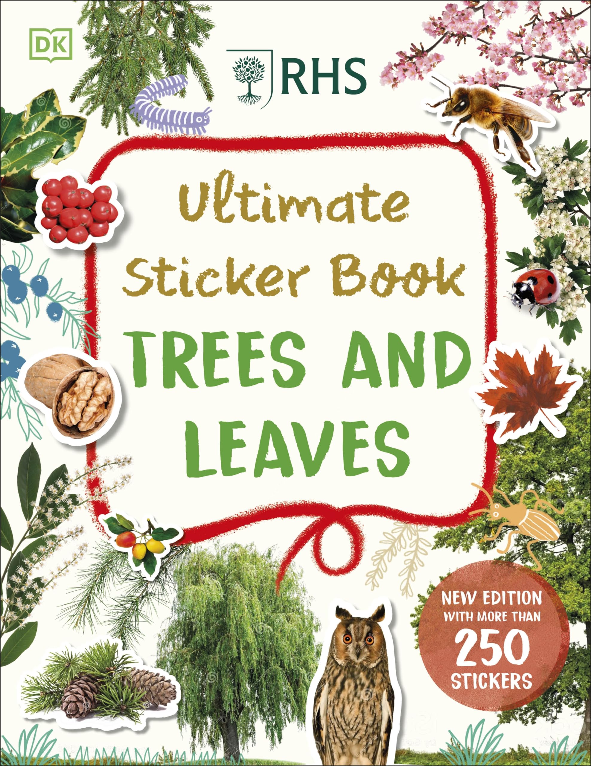 DK RHS Ultimate Sticker Book Trees & Leaves Paperback Activity Book