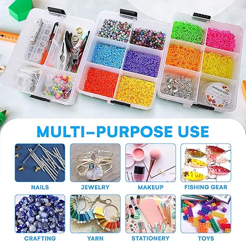 Miniatura 39 de Bins & Things - Organizador de juguetes apilable, compatible con muñecas LOL Surprise, LPS, Shopkins, Tsum Tsum y Lego, caja portátil ajustable