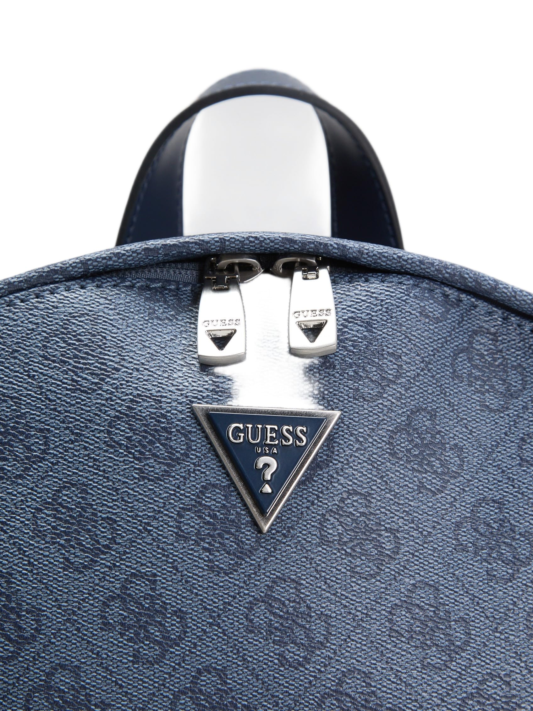 GUESS mochila para el portátil con compartimento para portátil Milano Backpack Blue Denim azul