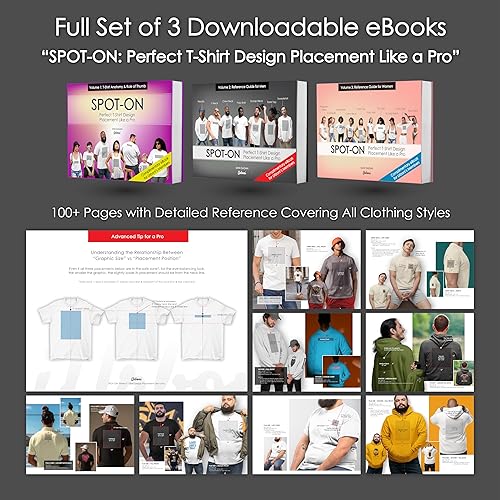 Miniatura 6 de Guía de alineación de vinilo para regla de camiseta (actualización 2025  talla XL)  Herramienta de medición de camisa diseño de centro de