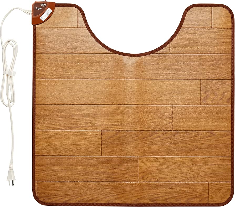 Amazon | 椙山紡織 日本製 ホットトイレマット ダークブラウン | 椙山