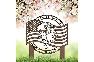 Personalized American Flag Veteran Yard Sign